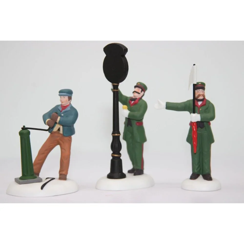 Dept 56 Dickens Village - Busy Railway Station